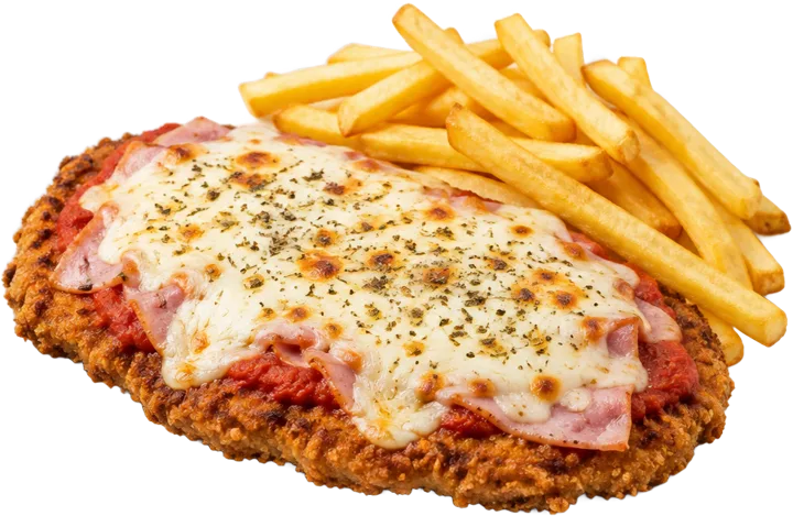 Milanesa napolitana súper especial de Deli Lula, comida casera con delivery en Jardines del Hipódromo