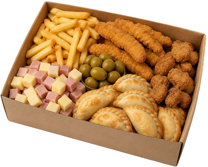 Picada familiar de Deli Lula, comida casera con delivery en Jardines del Hipódromo